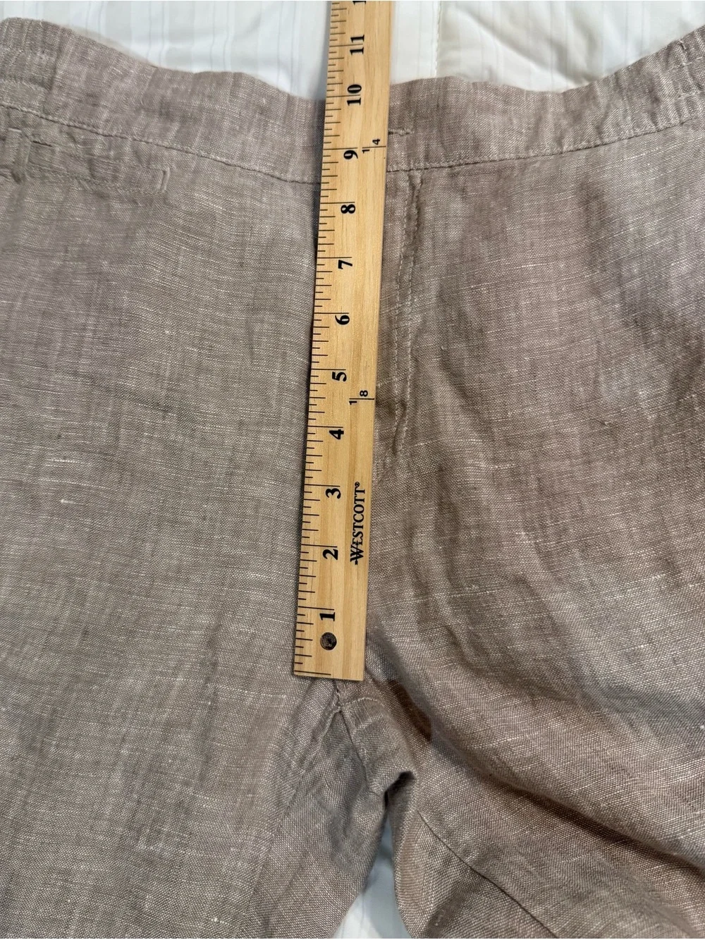Panama Jack  Men’s Linen Casual Chinos in Natural/ Beige Size L